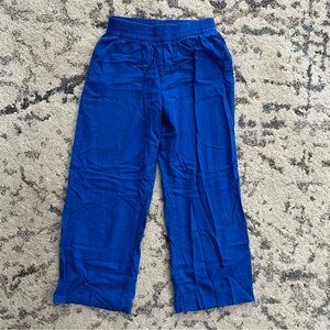 3/$25!!! Old Navy Blue Linen Wide Leg Pants